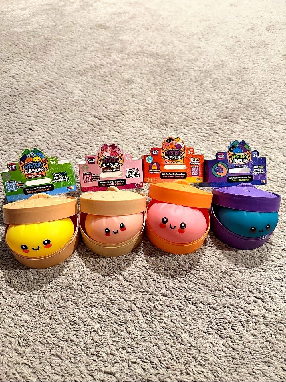 Crazy Fun Mystery Dumpling Toy Set Multicolor NWT